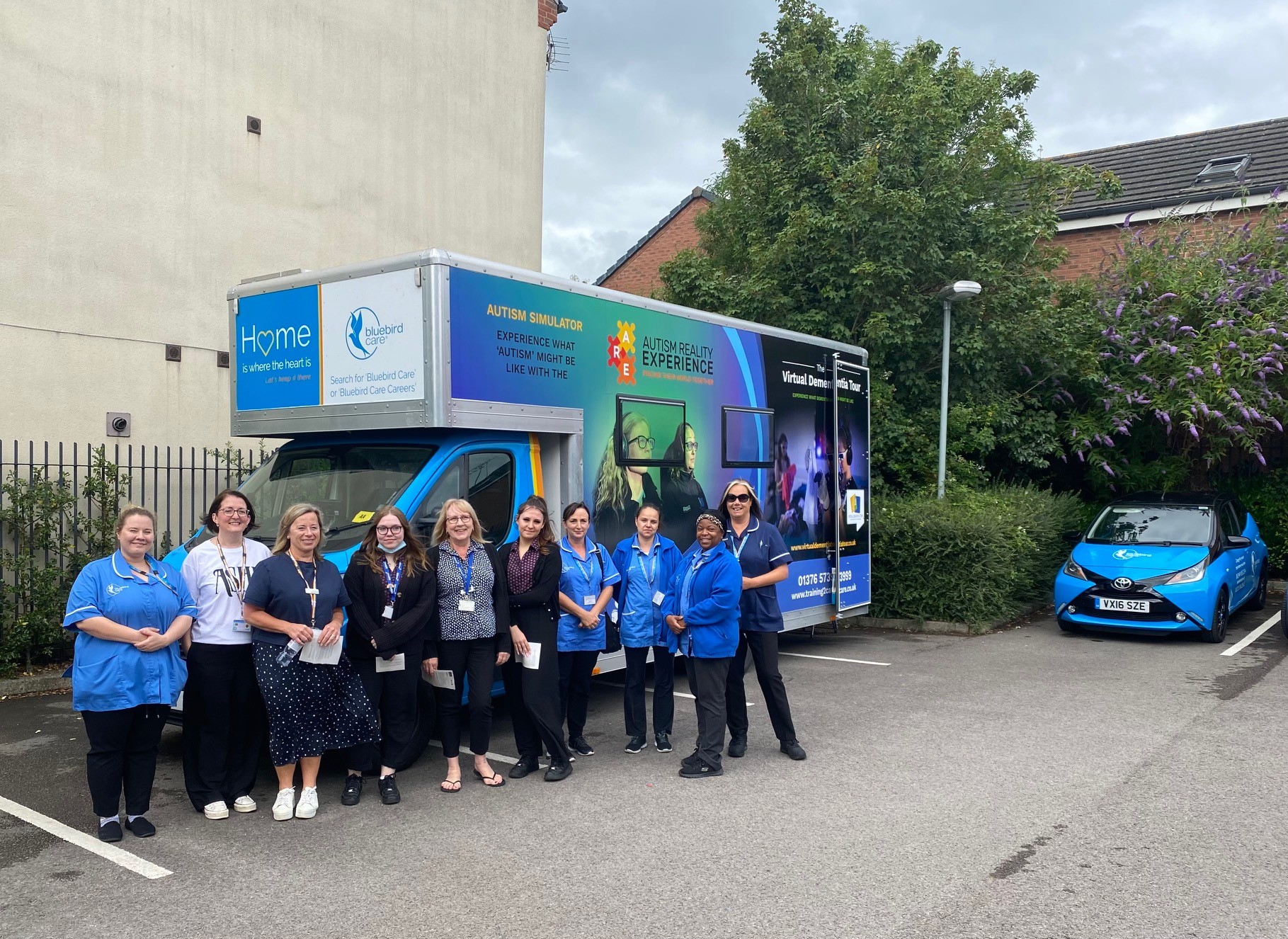 Bluebird carers take part in Dementia Experience to mark expansion